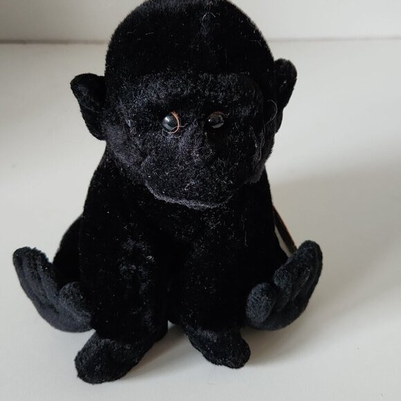 NWT RAINFOREST CAFE | Rare Retired Plush Gorilla Black Animal Stuffed - Picture 2 of 5